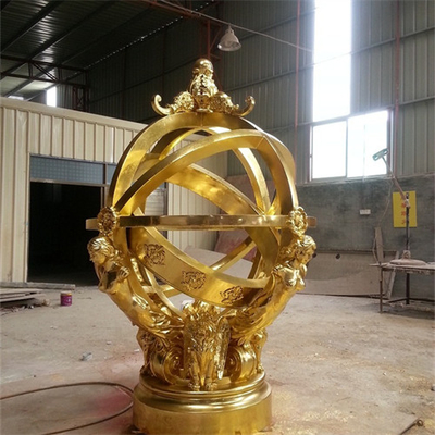 Ουράνιο σφαιρών Armillary σφαιρών γλυπτό κήπων σφαιρών μετάλλων γλυπτών διακοσμητικό