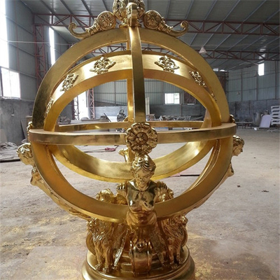 Ουράνιο σφαιρών Armillary σφαιρών γλυπτό κήπων σφαιρών μετάλλων γλυπτών διακοσμητικό