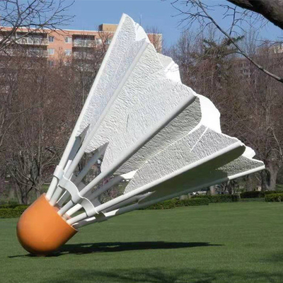 Παιδικών χαρών μπάντμιντον Birdie γλυπτών δημόσιο γλυπτό Shuttlecock φίμπεργκλας γιγαντιαίο